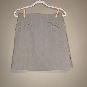 Grace Skirt 4 
Cotton Black White Stripe Pockets Sexy. 
Very good condition
